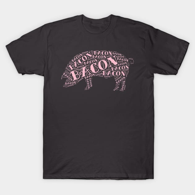 Bacon T-Shirt by YourLuckyTee